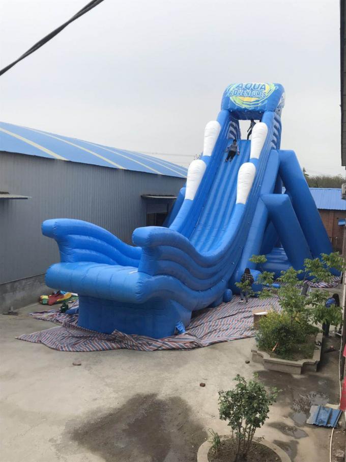 45ft Tall Giant Inflatable Slide , Inflatable Garden Slide Easy Installation