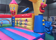 Colorful Clown Bounce House  Castle / Durable Indoor Inflatable Bouncer