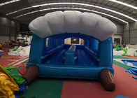 32'L Large Inflatable Slip N Slide Double Lanes Customized Design