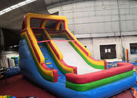 Colorful  Playground Bounce House Water Slide UV Protection Oil Layer