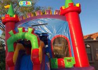 Indoor Inflatable Bouncers With Slide Inflatable Bouncy Castle Logo Support