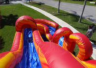 Outdoor Giant Inflatable Slide Moonwalk Water Slide For Amusement Park