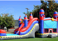 Commercial  Inflatable Obstacle Course Race Inflatable Moonwalk Jumping Castle