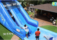 Large Outdoor Backyard Blow Up Water Slide For Adults Environmental Friendly