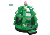 Inflatable Christmas Bounce Castle Santa Claus Bounce Easy To Carry