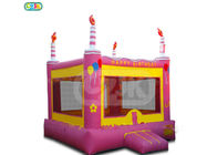 Happy Birthday Inflatable Jumping Castle / Jumping Blow Up Castle 1 - 3 Years Warranty