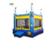 Happy Birthday Inflatable Jumping Castle / Jumping Blow Up Castle 1 - 3 Years Warranty