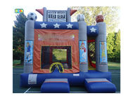 Corrosion Resistance Commercial Bounce House / Kids Jumping Castle SGS