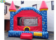 Colorful Brick Style Bouncy Jumping Castles Heavy Duty Commercial Grade