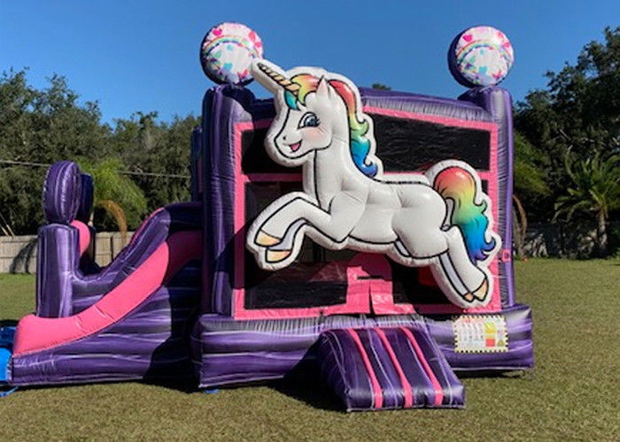 Outdoor Fun House Bounce House / Kids Blow Up Bounce House For  Amusement Park