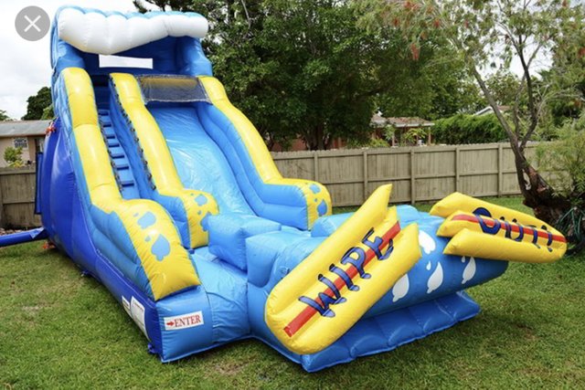 Big giant clearance long wipeout inflatable slide for sale