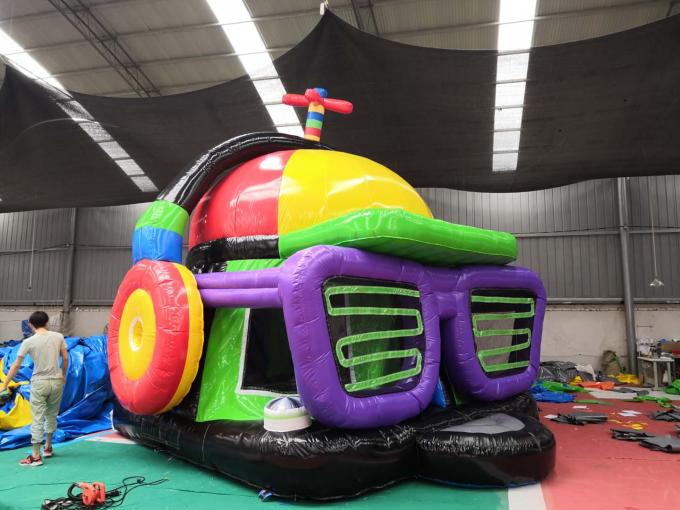 Headset Dazzle Gorgeous Blow Up Jump House For Sports Arenas 3 Years Warrenty