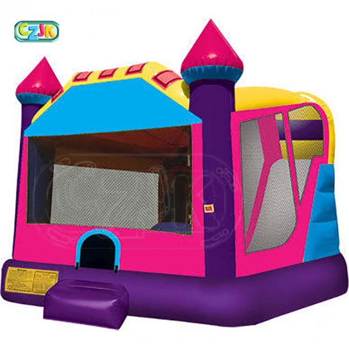 Wholesale Promotional Inflatable pink Air Bouncer Inflatable Trampoline Bounce House