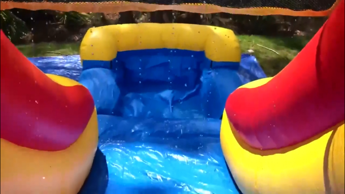 Shopping Mall Blow Up Water Bounce House Customized Design SGS Certification