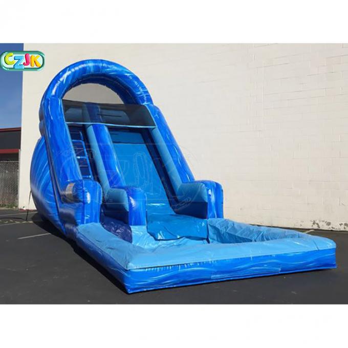 Commercial Wet Dry Water Slide  Double Stitching Strong Bearing CE Certification