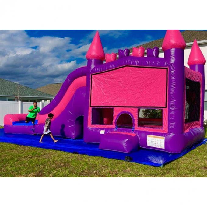 PVC Commercial Kids Inflatable Bounce House Fire Retardant SGS Certificated