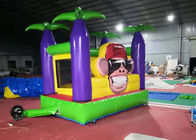 Durable Bouncer Inflatable Jumper / Jungle Monkey Monkey Bounce House