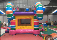 Colorful Bonbon Adult Size Bounce House / Commercial Small Jumpy House