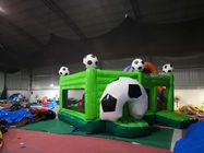 Soccer Football Inflatable Jumping Castle Digital Printing 3 Years Warrenty