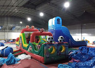 Customizable Small Football Inflatable Obstacle Course For Kids 3 Years Warrenty