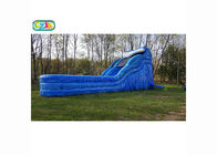 Playground Giant Inflatable Slide , Safe Inflatable Double Slide