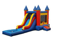 Commercial Inflatable Bounce House Combo / Bounce House Wet Or Dry Combo
