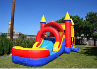 Commercial Inflatable Jumping Castle / Portable Bounce House And Slide