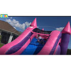 Safety Blow Up Water Obstacle Course / Bounce House Wet Or Dry Combo