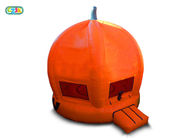 Fireproof Commercial Inflatable Pumpkin Jumping Castle Bounce Lightweight