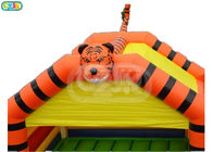 Commercial Tiger Jumper Adult Size Bounce House 5 - 10 People Game Capacity
