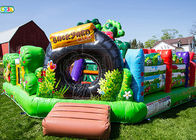 Backyard Animal Kingdom Club Inflatable Bounce House Combo With Multi Color