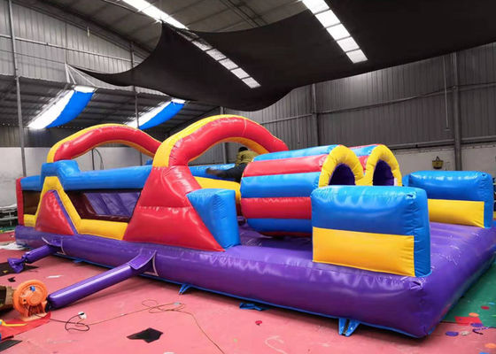 Durable Bouncy Inflatable Obstacle Race  UV Protective SGS Certification supplier