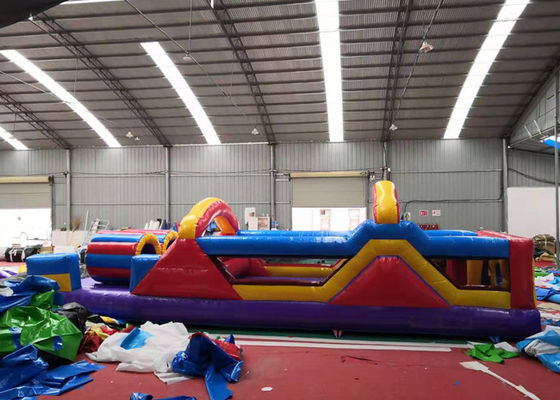 Durable Bouncy Inflatable Obstacle Race  UV Protective SGS Certification supplier